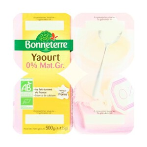 Yaourt ferme partiellement écrémé 4x125g, Lait de vache