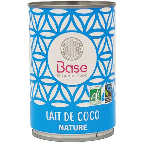 Base Organic Food Lait de Coco Nature 400ml