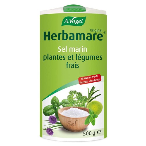 Herbamare Sel Marin Plantes & Légumes Frais Bio 500g