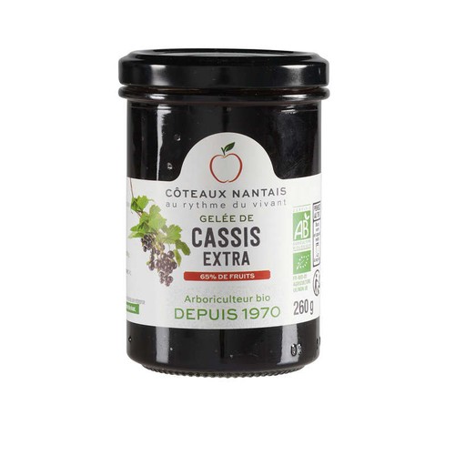 Coteaux Nantais Gelée de Cassis Extra Bio 260g
