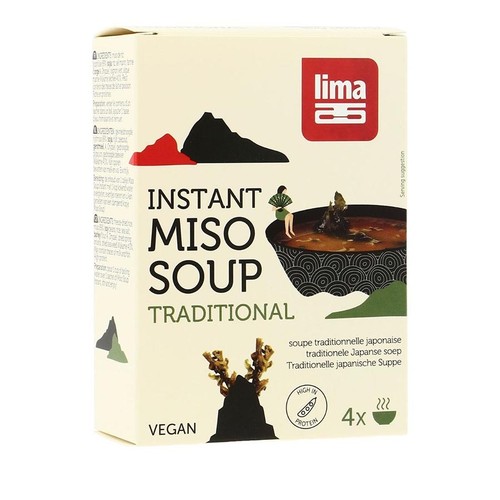 Lima Instant Soupe Miso Traditionnelle 4*10g