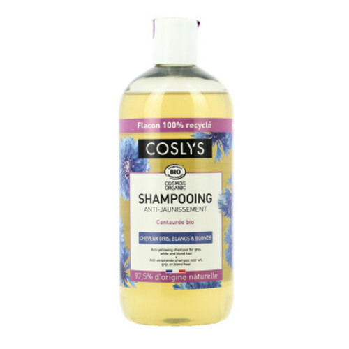 Coslys Shampooing Booster D'Eclat Cheveux Gris & Blanc 500Ml