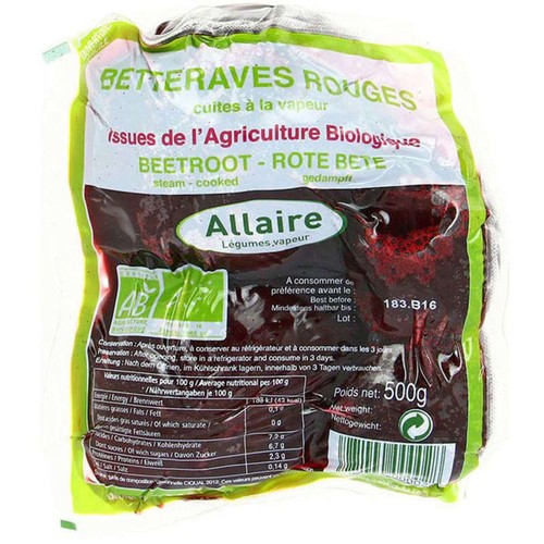 Naturalia Betterave Bio sachet 500g