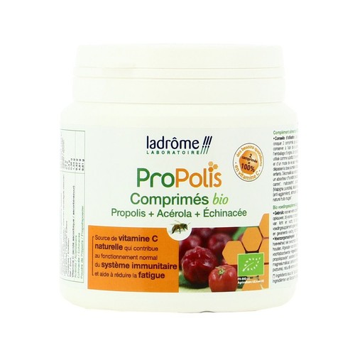 Ladrôme Propolis Comprimés Bio Propolis Acérola Échinacée x40 Comprimés