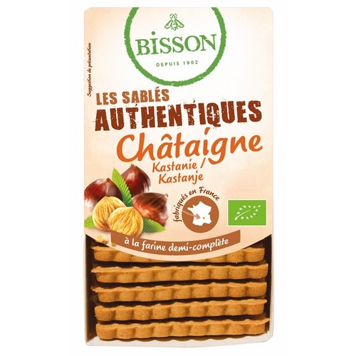 Bisson Sablés Authentiques à La Châtaigne Bio 180g