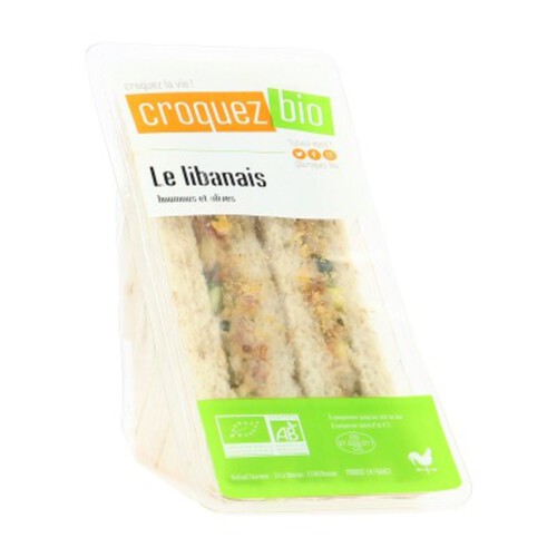 Croquez Bio Sandwich Libanais 150g