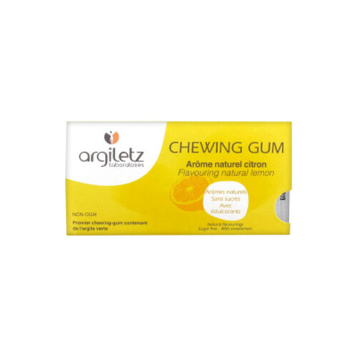 Argiletz Chewing Gum Arôme Naturel Citron x12