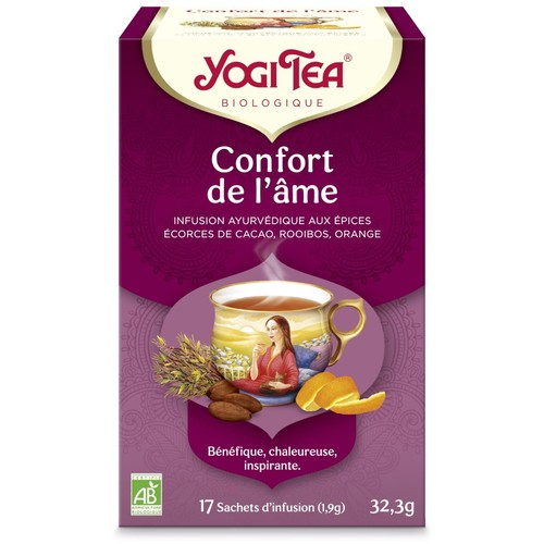Yogi Tea Infusion confort de l’âme x17 sachet 32.3g