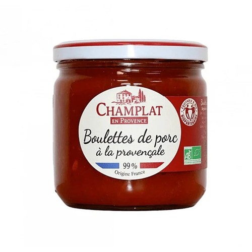 Champlat Boulettes de porc à la provençale bio 340g