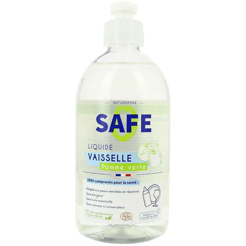 Safe Liquide Vaisselle Pomme Verte 500ml