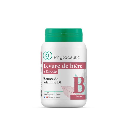 Phytoceutic Levure de Bière et Carotte comprimés Bio x90