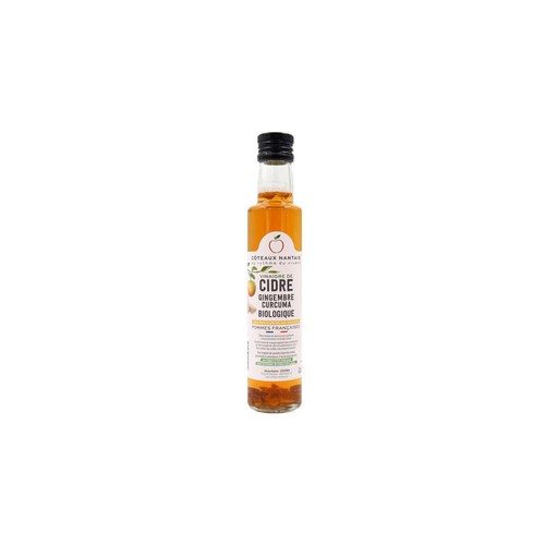 Côteaux Nantais Vinaigre de cidre gingembre-curcuma 25cl