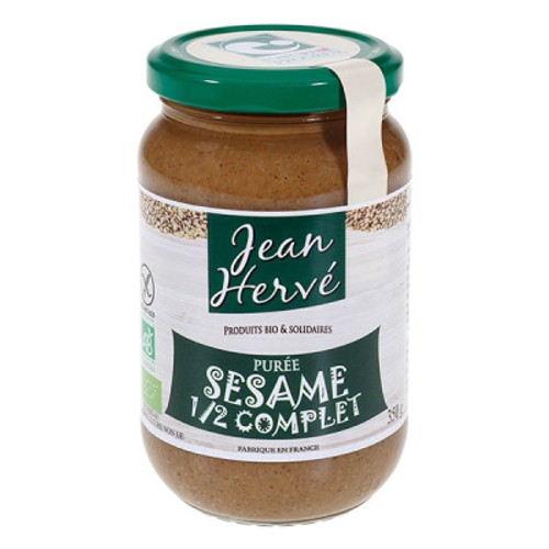 Jean Herve Purée de Sésame Demi-Complet Bio 350g