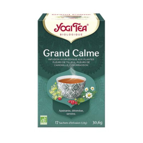 Yogi Tea Infusion Ayurvédique Grand Calme *17 Sachets 30,6g