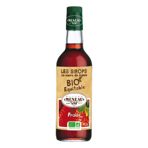 Meneau Sirop Fraise Bio Equitable 50Cl