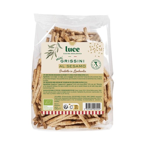 Luce Mini grissini au sésame Bio 150g