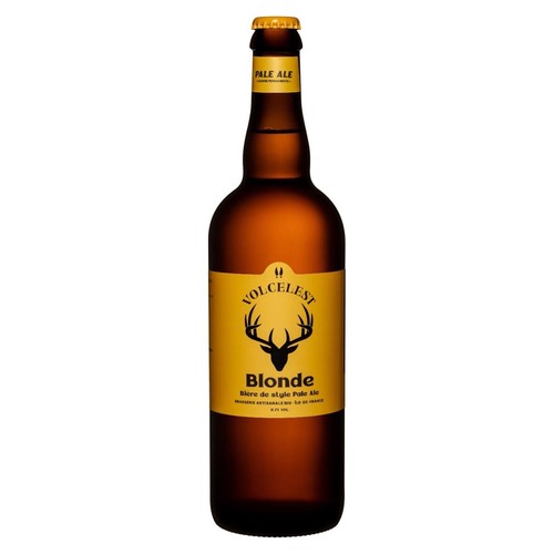 Brasserie Vallée de Chevreuse Bière Volcelest  Blonde 75cl