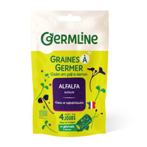 Germ Line Alfalfa Graines À Germer Bio 150g