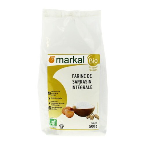 Markal Farine de Sarrasin Intégrale Bio 500g