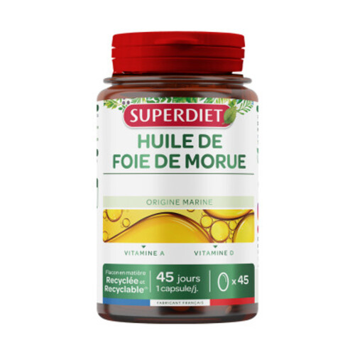 Super Diet Capsules Huile de Foie de Morue x45