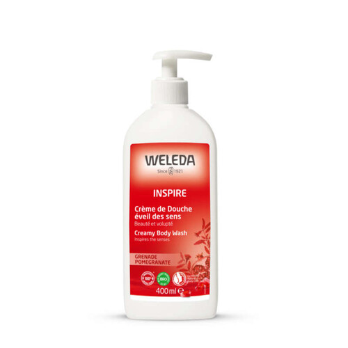 Weleda crème de douche éveil des sens à la grenade 400ml