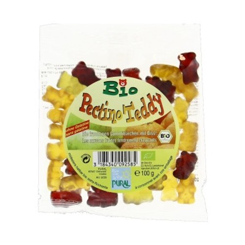Pural Bonbons Oursons Pectino Teddy Bio 100g