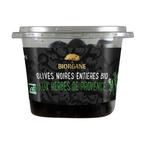Biorgane Olives Noires Aux Herbes De Provence Bio 250G