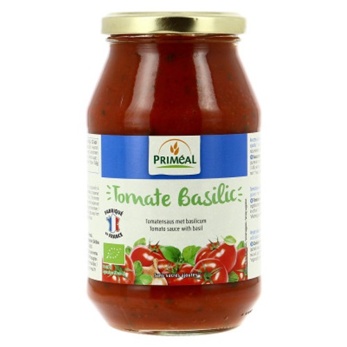 Primeal Sauce Tomate Basilic Bio 510g