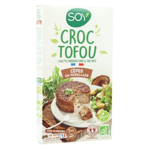 Soy Croc Tofu Cèpes en Persillade Bio 200g