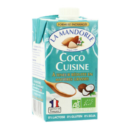 La Mandorle Coco Cuisine Bio 25cl