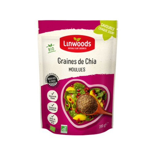 Linwoods Graines De Chia Moulues Bio 200g