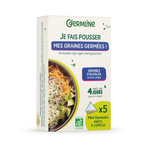 Germ Line Mini Germoir alfalfa Kit Complet bio 40g