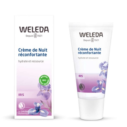 Weleda Iris Crème Nuit Hydratante Réconfortante - 30ml