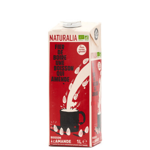 Naturalia Boisson Amande Sans sucre Ajouté 1l