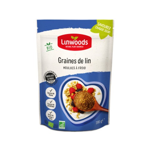 Linwoods Graines De Lin Moulues Bio 200g