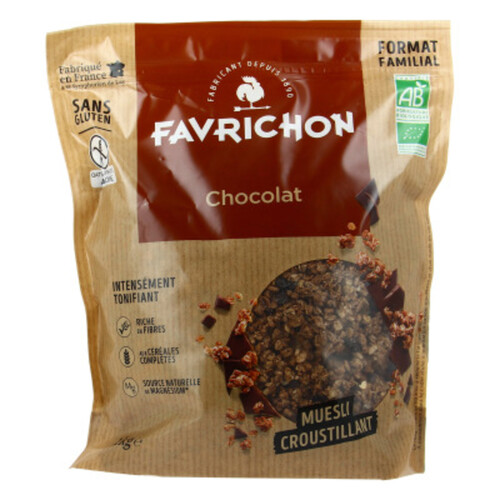 Favrichon Muesli Croustillant au Chocolat 1Kg