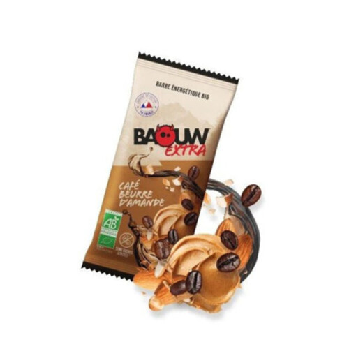 Baouw extra Barre Bio Extra Café Beurre d'Amande 50g