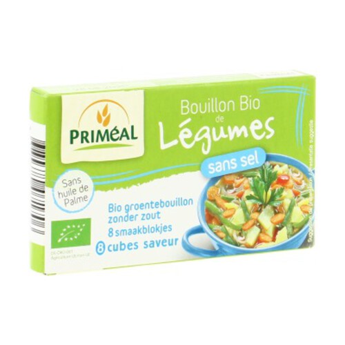 Primeal Bouillon De Légumes Sans Sel 72G Bio