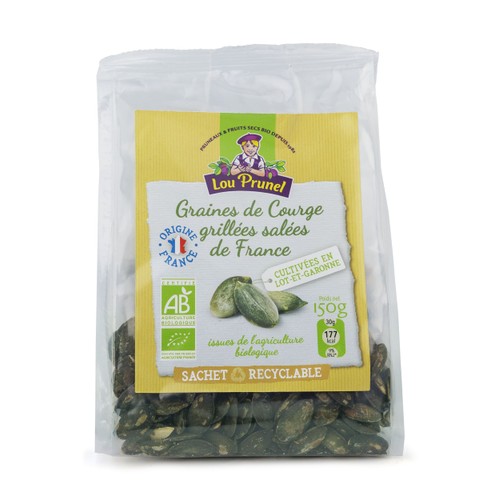 Lou Prunel Graines de Courge de France bio 150g