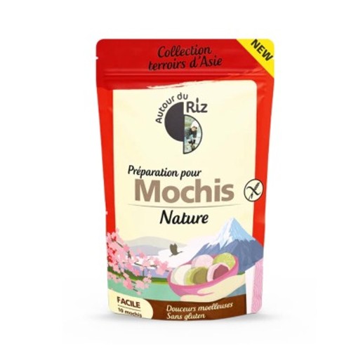 Autour du Riz Préparation pour 10 mochis nature Bio 200g