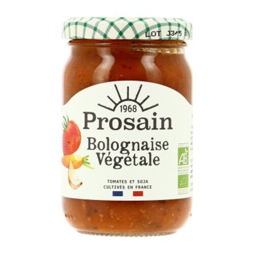 Prosain Sauce Tomate Bolognaise Végétale Bio 190g
