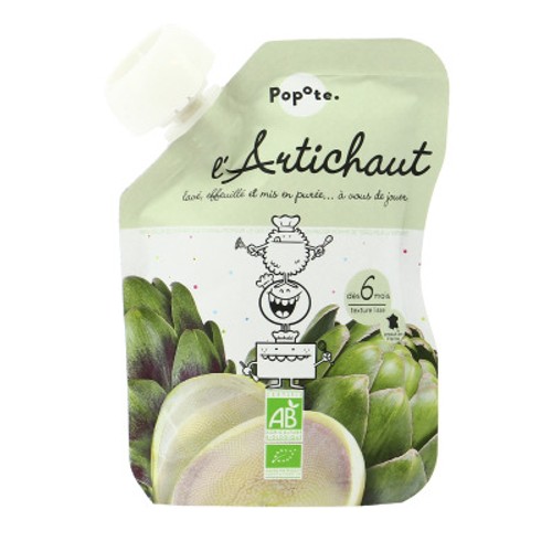 Popote Gourde d'Artichaut Dès 6 Mois Bio 120g