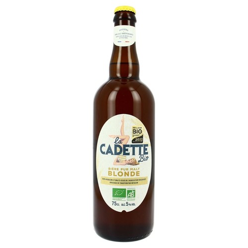 La Cadette Bio Bière blonde Bio 75cl