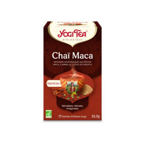 Yogi Tea Infusion Chaï Maca x17 Sachets - 35,7g