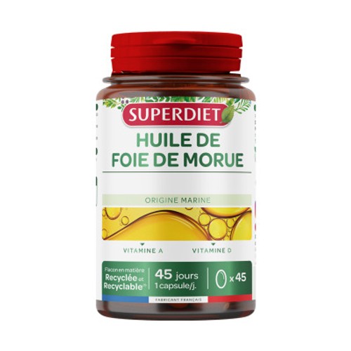 Super Diet Capsules Huile de Foie de Morue x45