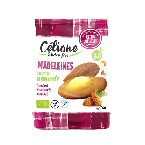 Recettes de Celiane Madeleines aux Amandes Sans Gluten Bio 180g