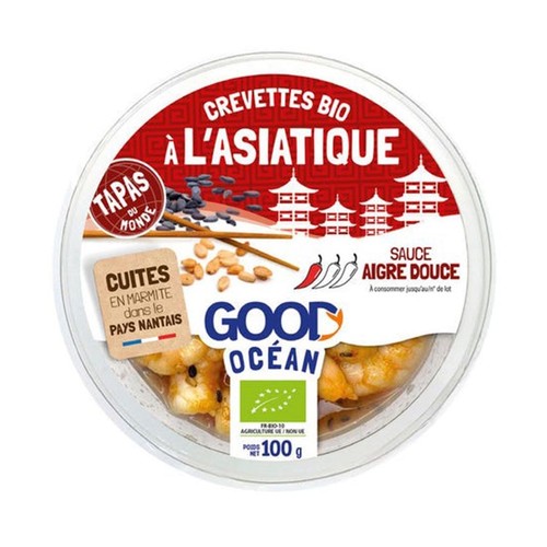 Good Océan Tapas Crevettes à l’Asiatique 100g