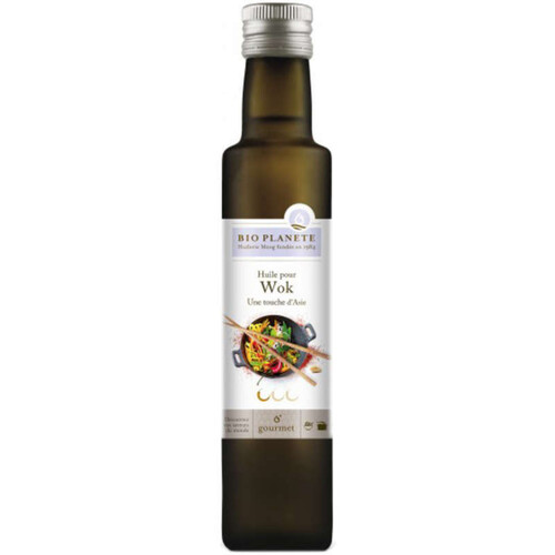 Bio Planete Huile pour Wok à la Cacahuète 250ml