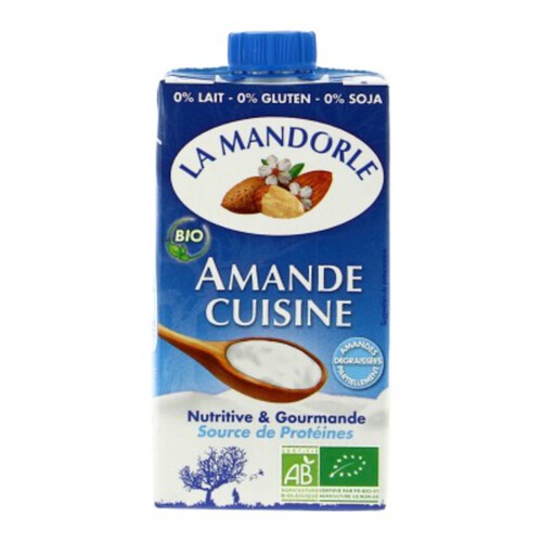 La Mandorle Crème D'Amande Pour La Cuisine Bio 25cl