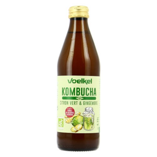 Voelkel Kombucha Citron Vert & Gingembre 33Cl